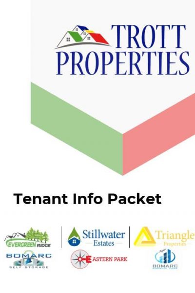Tenant Packet - 1st page screen shot